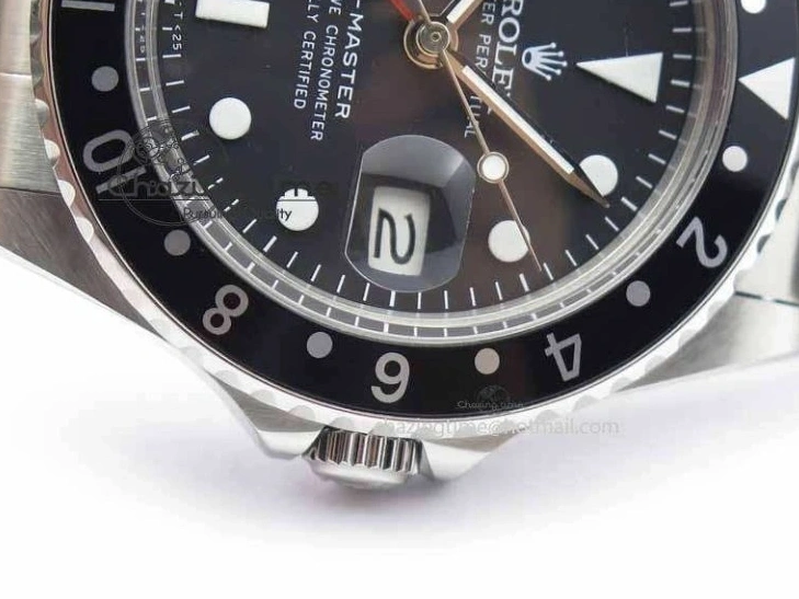MiroTime 0115 RelaxedFit GMT-Master Vintage 1675 SS BP Best Edition Black Bezel White Markers A 3750